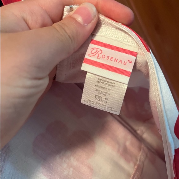 Rosenau Girl’s orange and white floral dress (NWOT) - Picture 7 of 11